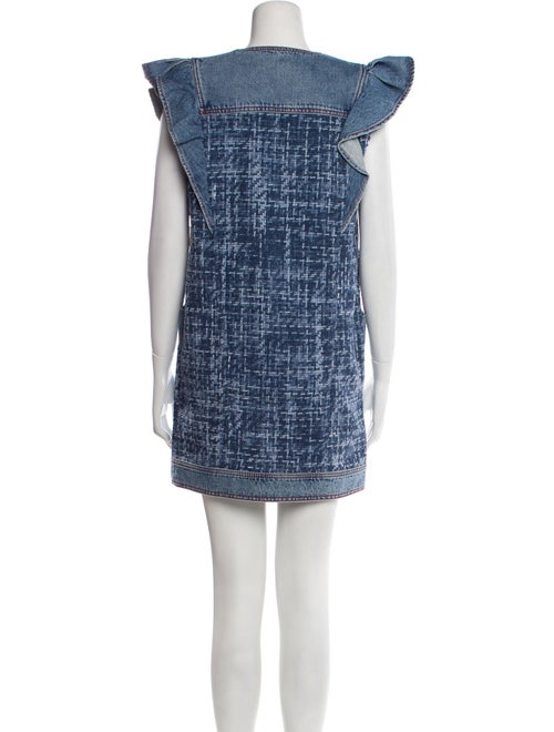 Philosophy di Lorenzo Serafini Tweed Pattern Mini Dress