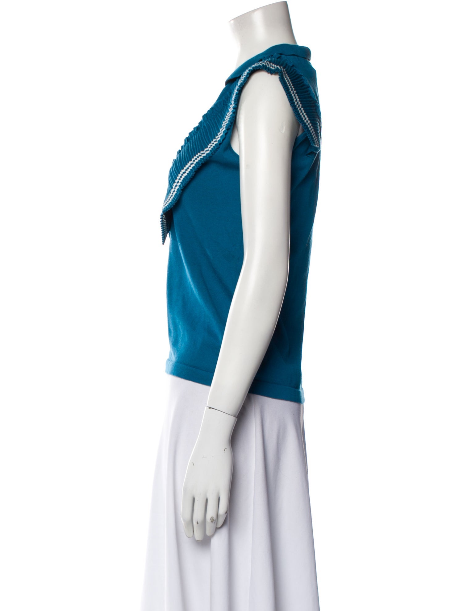 Philosophy di Lorenzo Serafini V-Neck Sleeveless Top w/ Tags