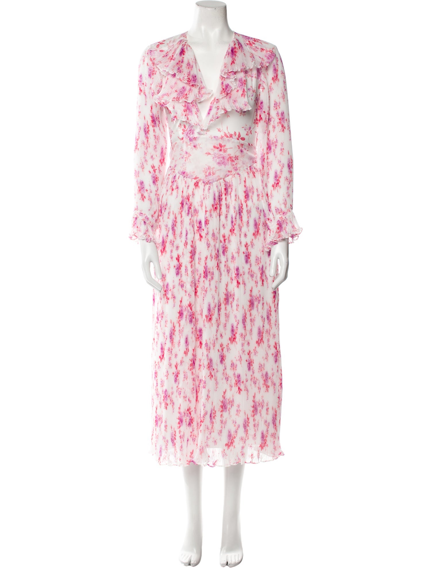 Philosophy di Lorenzo Serafini Floral Print Long Dress w/ Tags