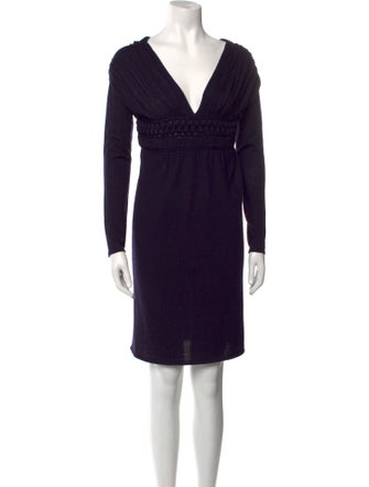 Philosophy di Lorenzo Serafini Virgin Wool Mini Dress
