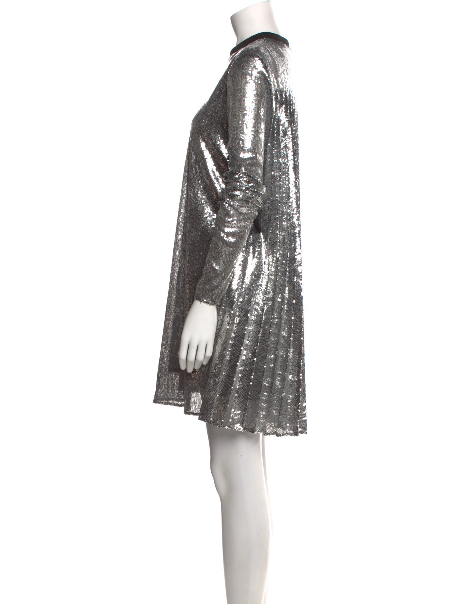 Philosophy di Lorenzo Serafini Mock Neck Mini Dress