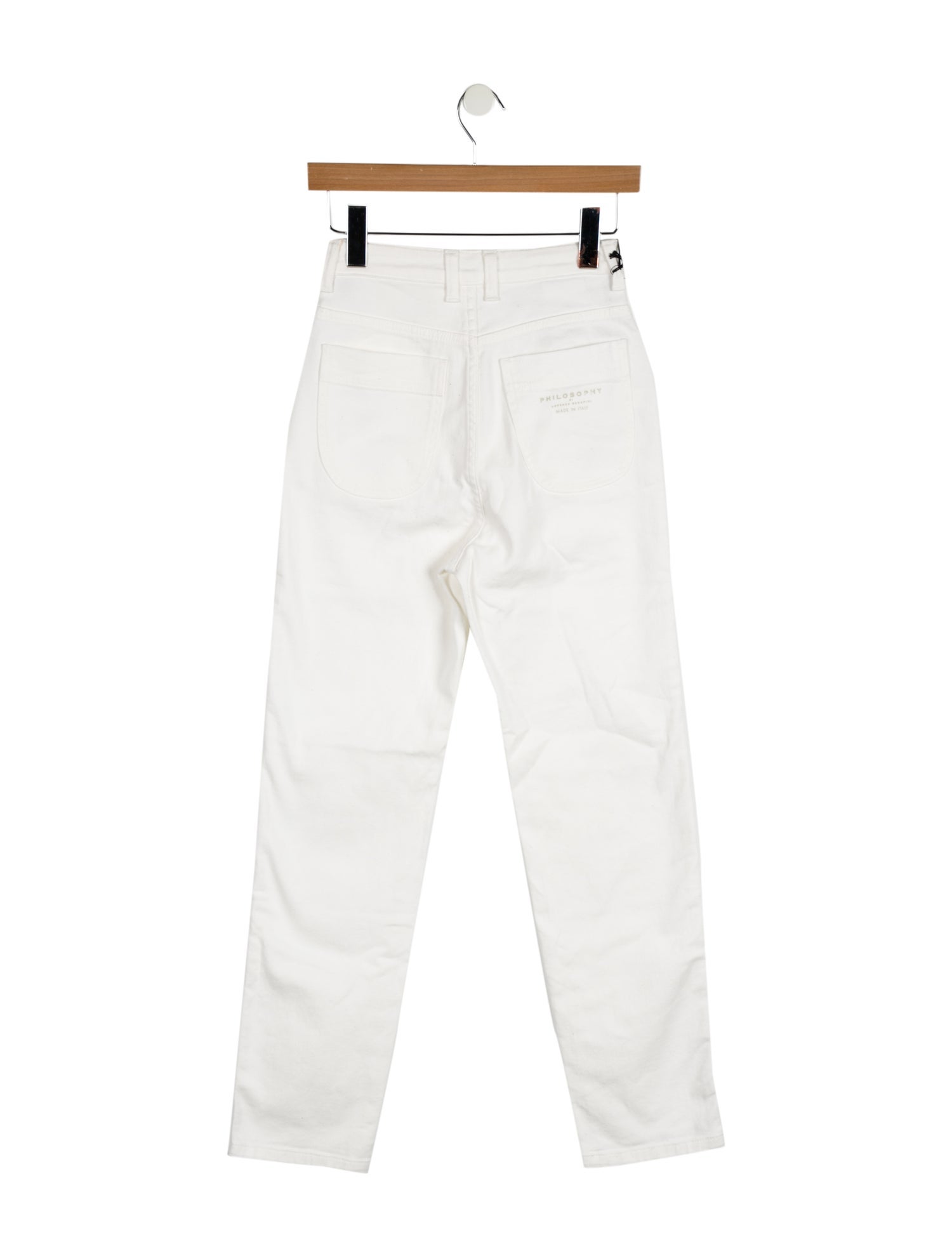 Philosophy di Lorenzo Serafini High-Rise Straight Leg Jeans