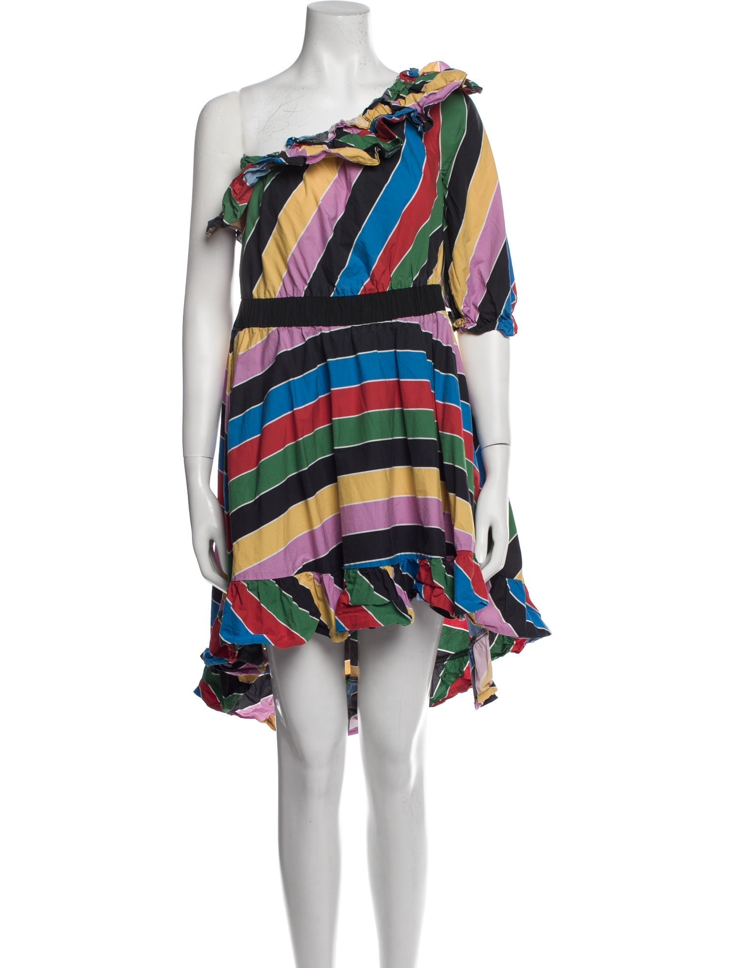 Philosophy di Lorenzo Serafini Striped Mini Dress