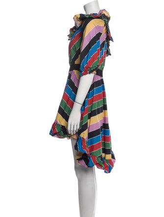 Philosophy di Lorenzo Serafini Striped Mini Dress