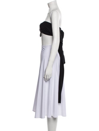 Philosophy di Lorenzo Serafini Strapless Crop Top