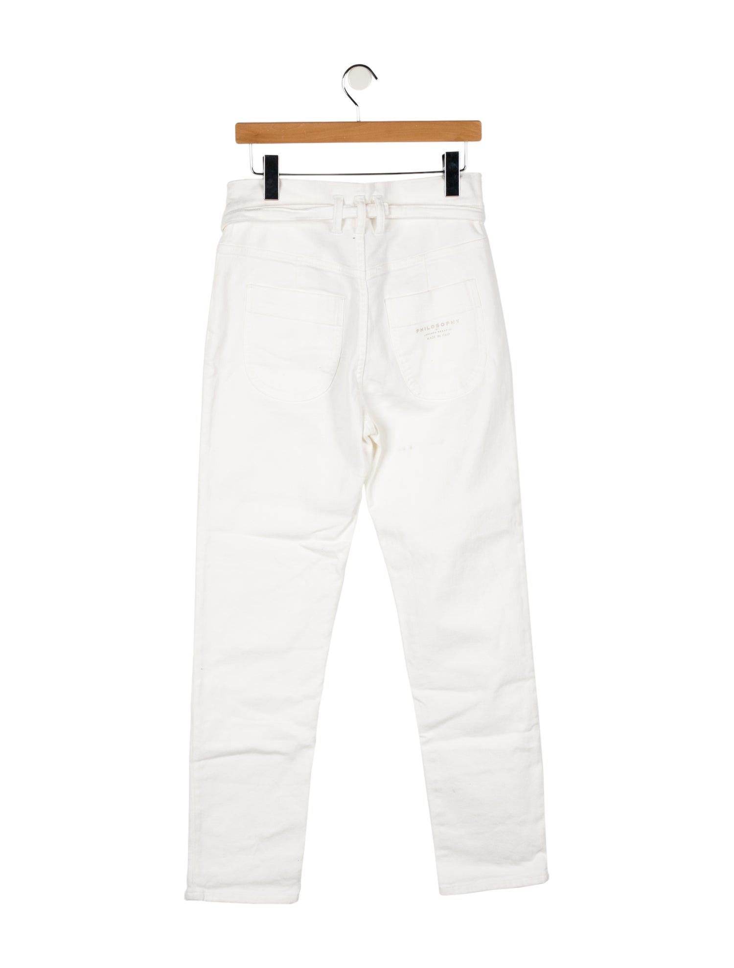 Philosophy di Lorenzo Serafini High-Rise Straight Leg Jeans