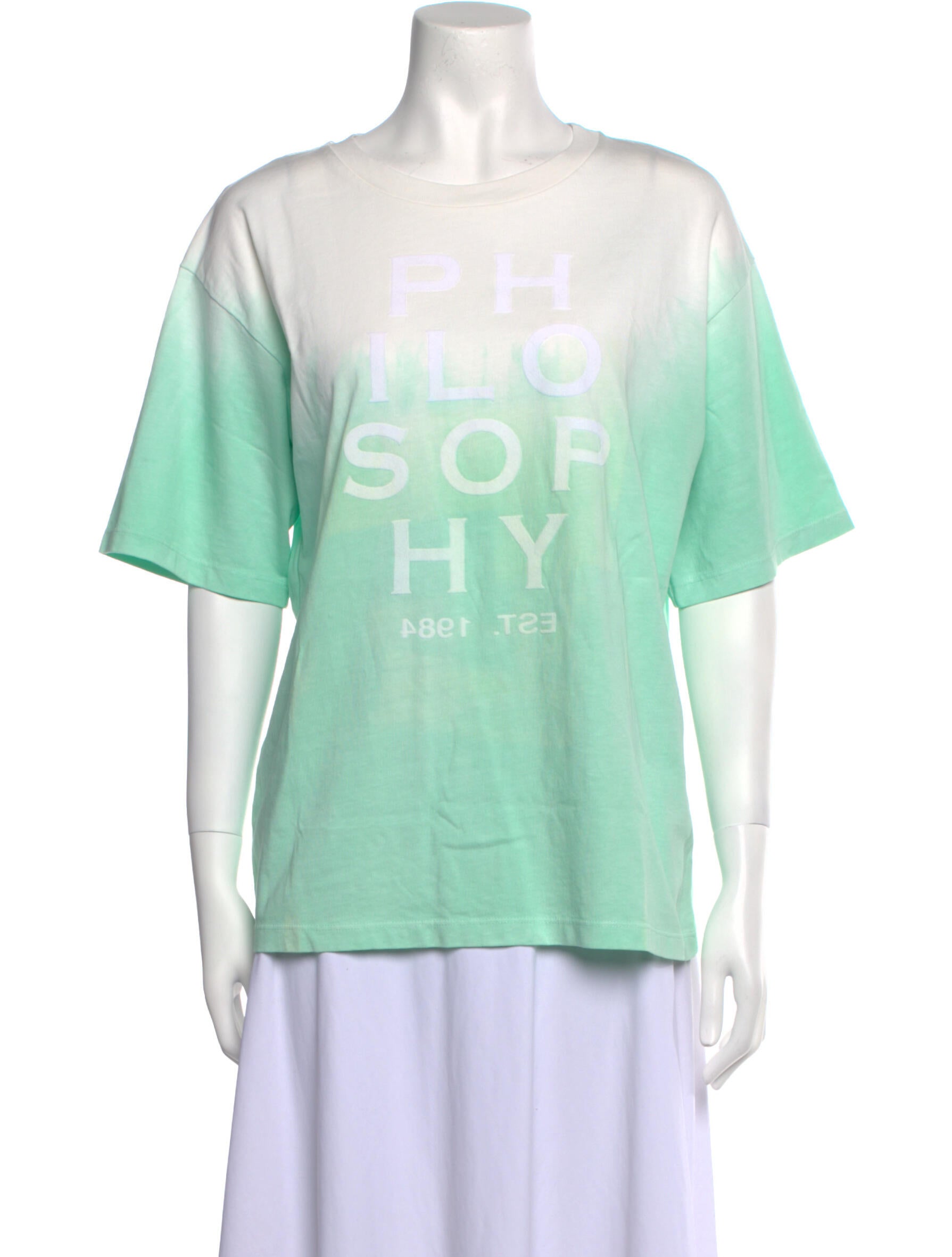 Philosophy di Lorenzo Serafini Graphic Print Crew Neck T-Shirt w/ Tags