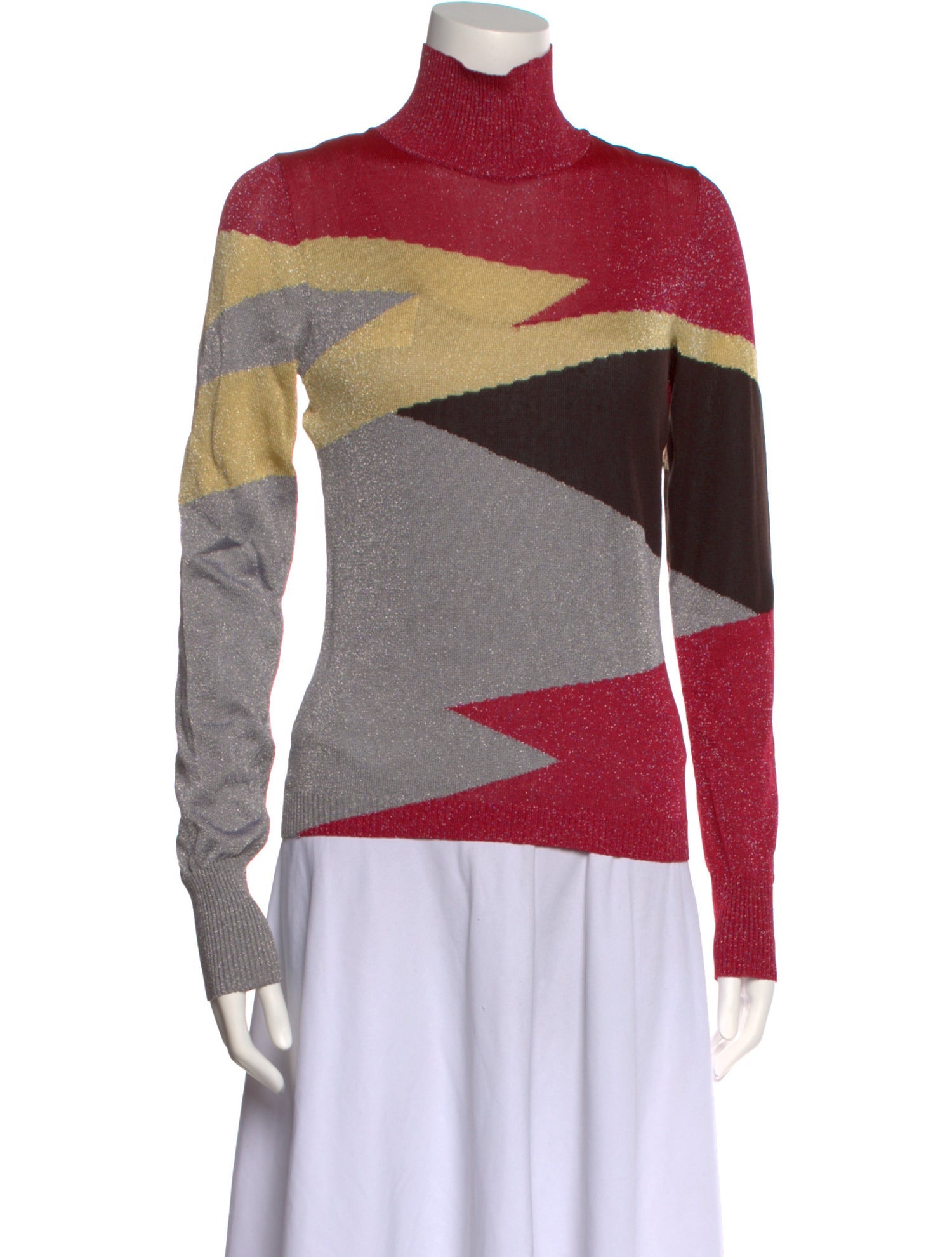 Philosophy di Lorenzo Serafini Printed Turtleneck Sweatshirt