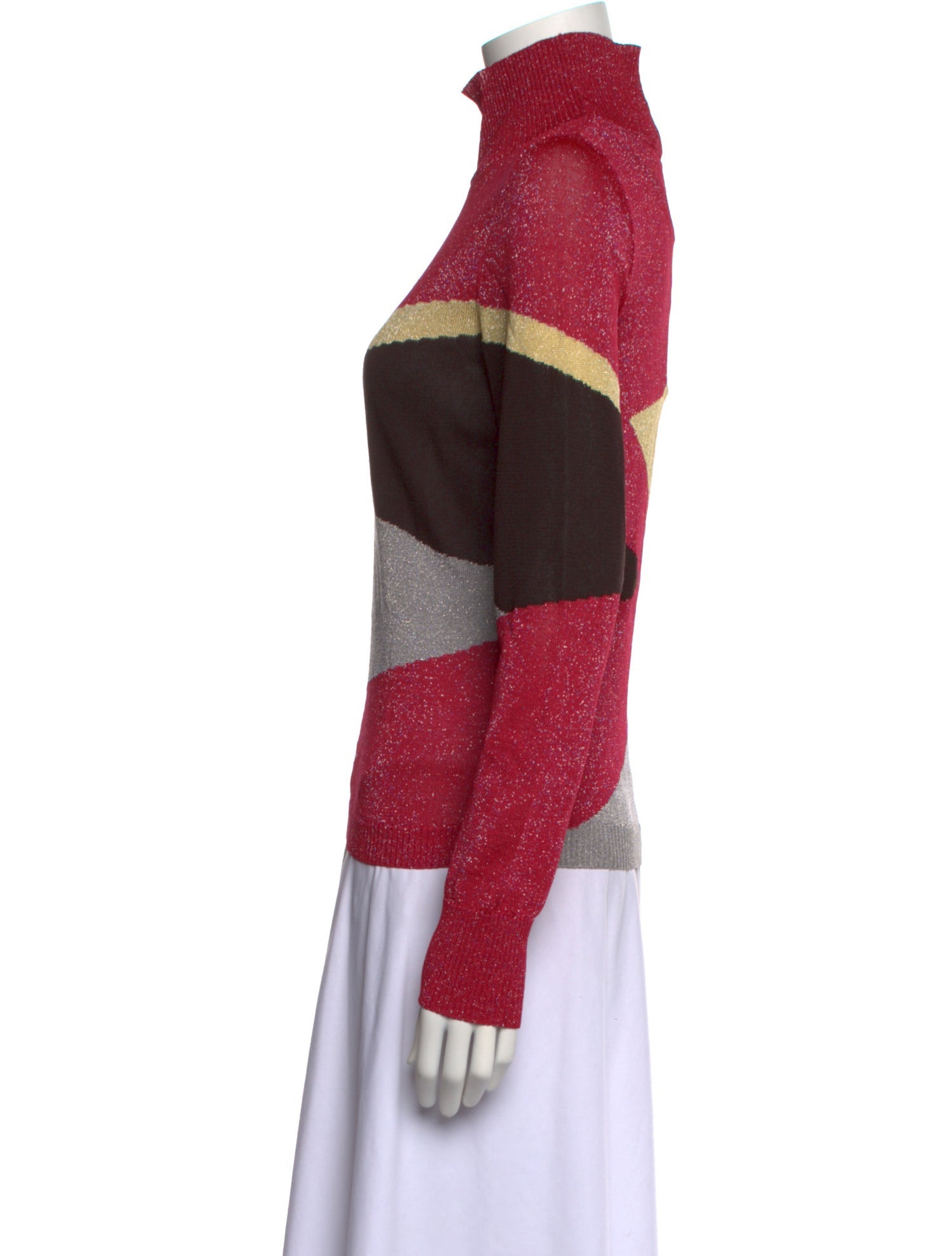 Philosophy di Lorenzo Serafini Printed Turtleneck Sweatshirt