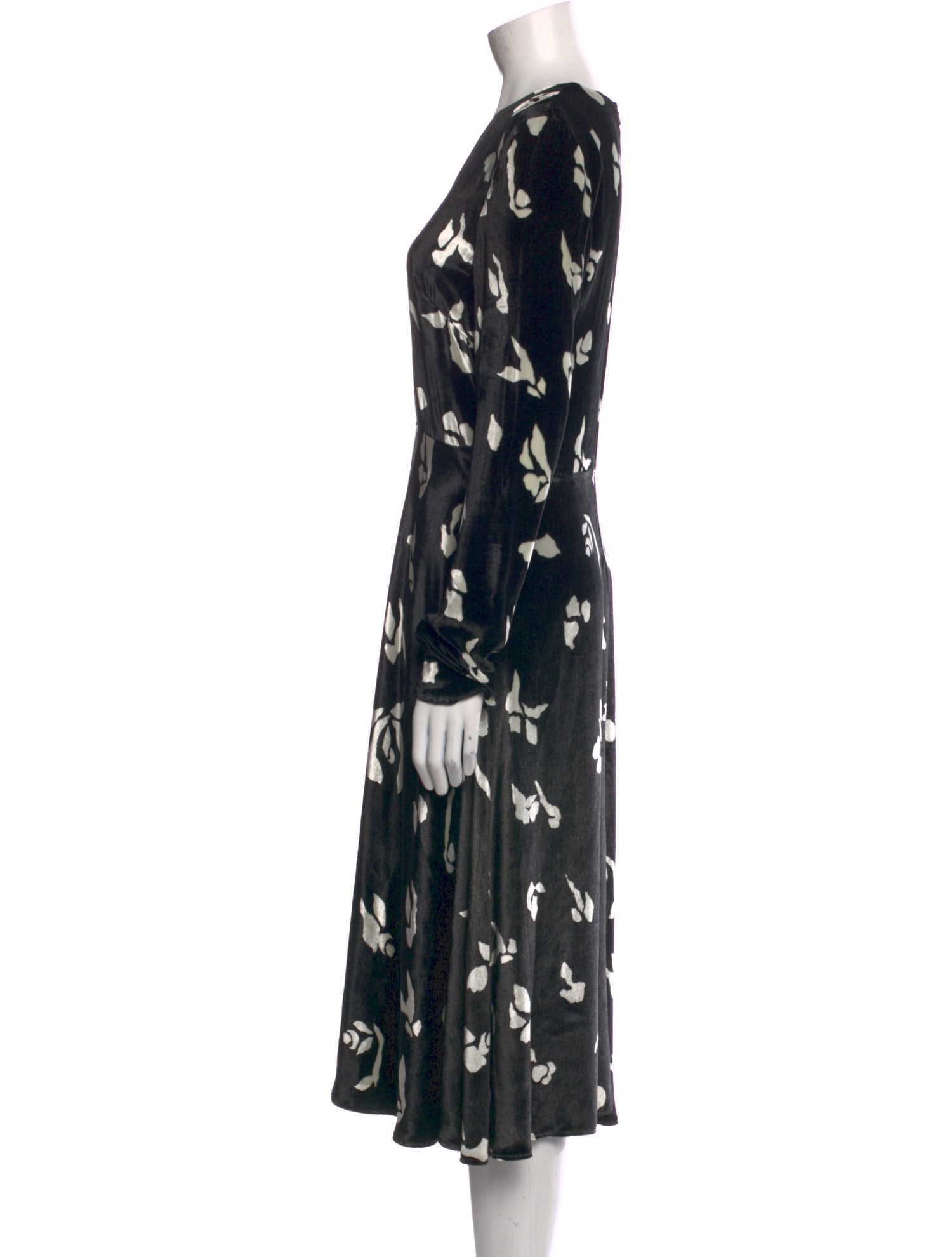 Philosophy di Lorenzo Serafini Floral Print Midi Length Dress