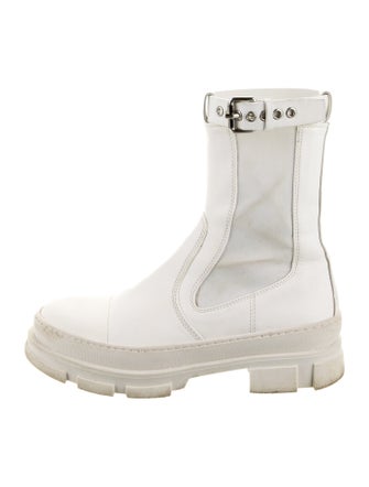 Philosophy di Lorenzo Serafini Leather Combat Boots