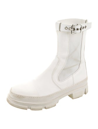 Philosophy di Lorenzo Serafini Leather Combat Boots