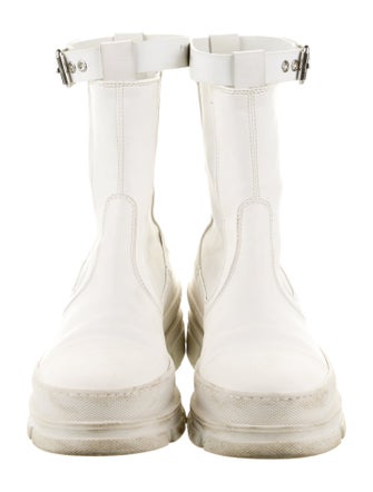 Philosophy di Lorenzo Serafini Leather Combat Boots