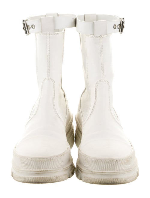 Philosophy di Lorenzo Serafini Leather Combat Boots