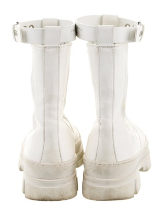 Philosophy di Lorenzo Serafini Leather Combat Boots