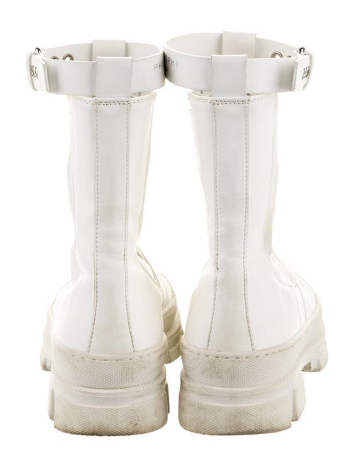 Philosophy di Lorenzo Serafini Leather Combat Boots