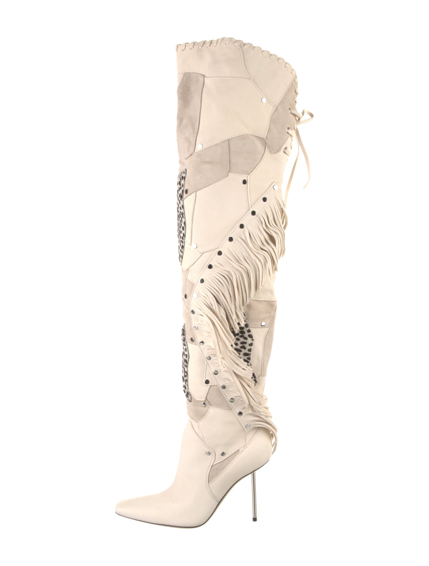 studded slouch boots