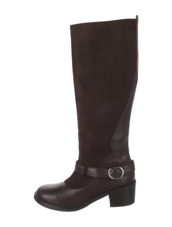 Philosophy di Lorenzo Serafini Suede Riding Boots