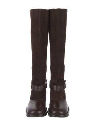 Philosophy di Lorenzo Serafini Suede Riding Boots