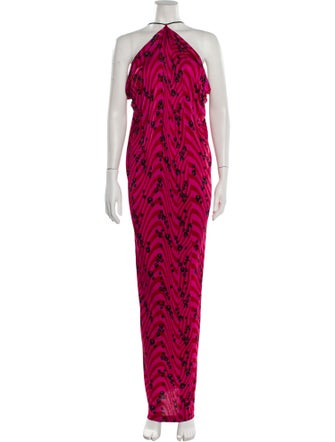 Philosophy di Lorenzo Serafini Printed Long Dress