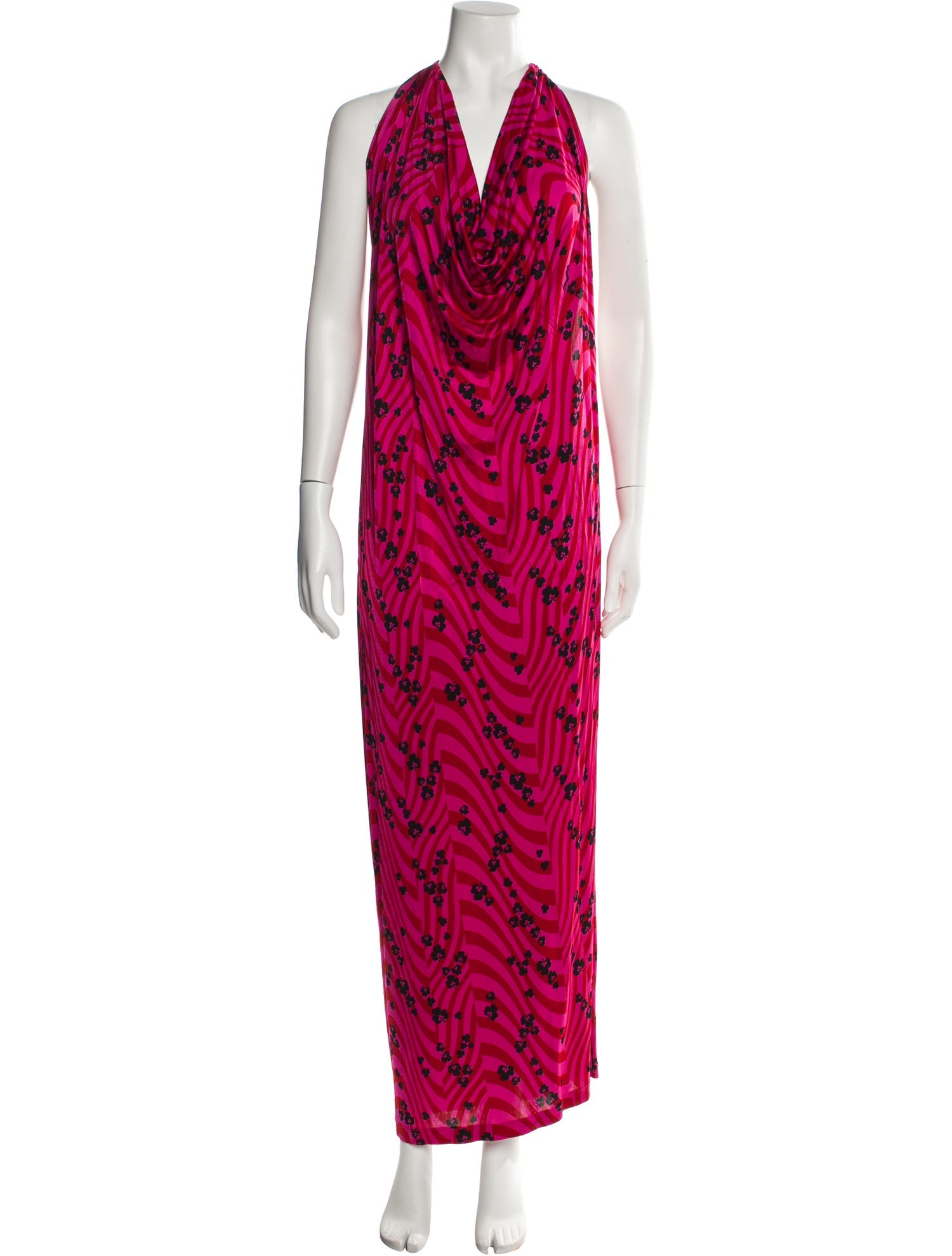 Philosophy di Lorenzo Serafini Printed Long Dress