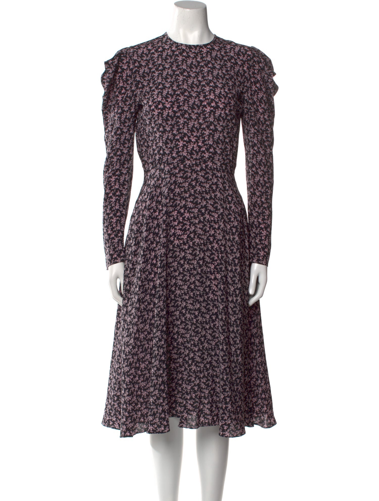 Philosophy di Lorenzo Serafini Silk Midi Length Dress