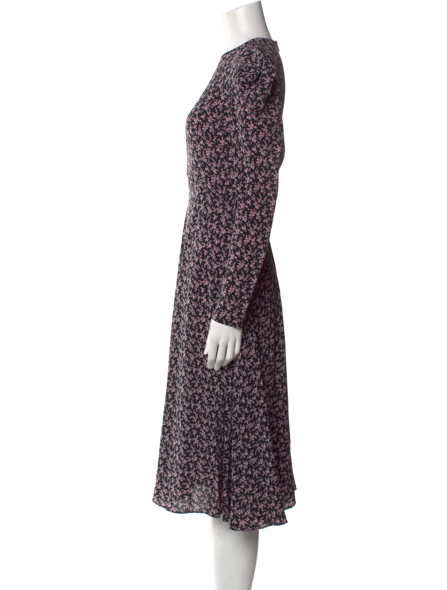 Philosophy di Lorenzo Serafini Silk Midi Length Dress