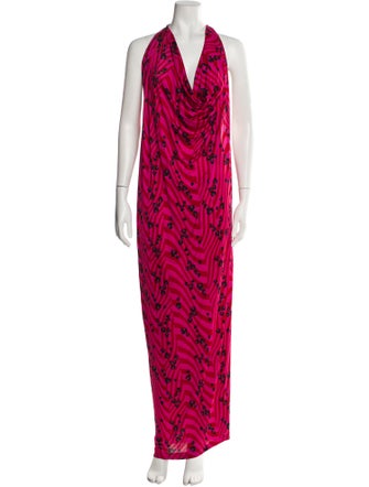 Philosophy di Lorenzo Serafini Printed Long Dress