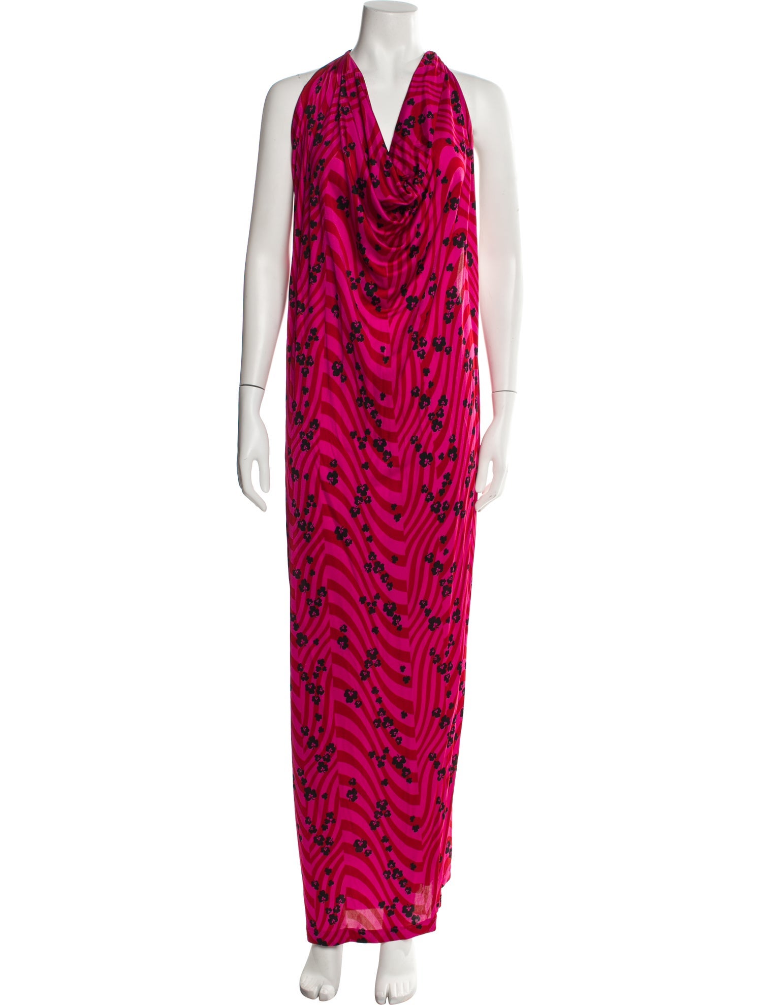 Philosophy di Lorenzo Serafini Printed Long Dress