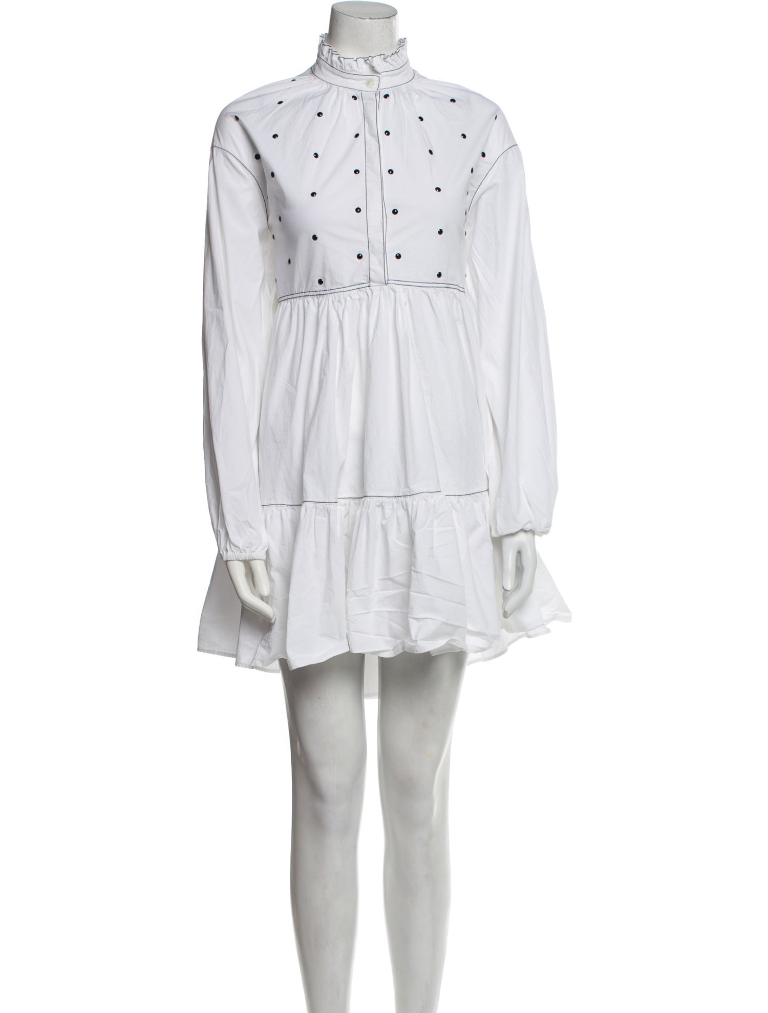 Philosophy di Lorenzo Serafini Mock Neck Mini Dress