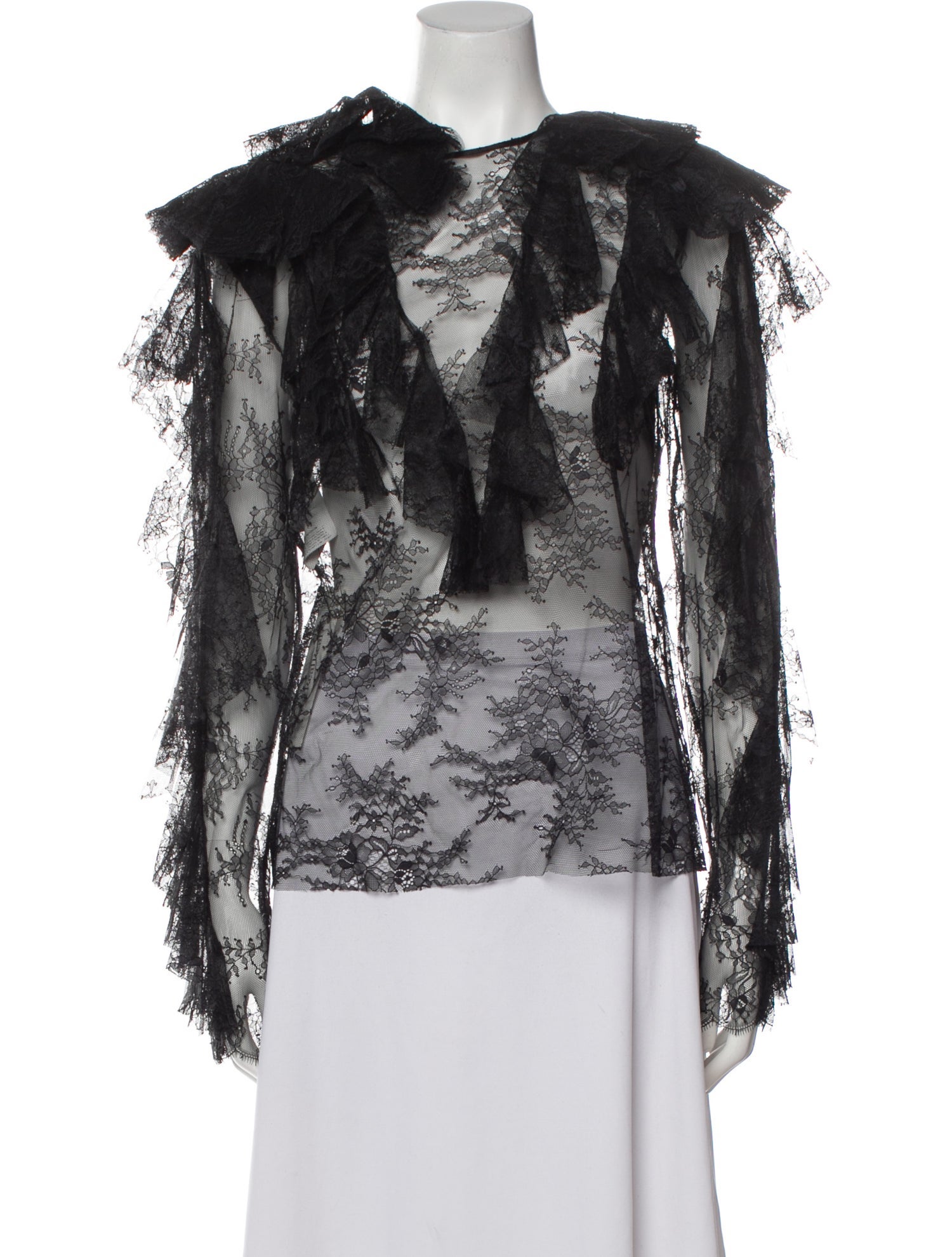 Philosophy di Lorenzo Serafini Lace Lace Pattern Blouse