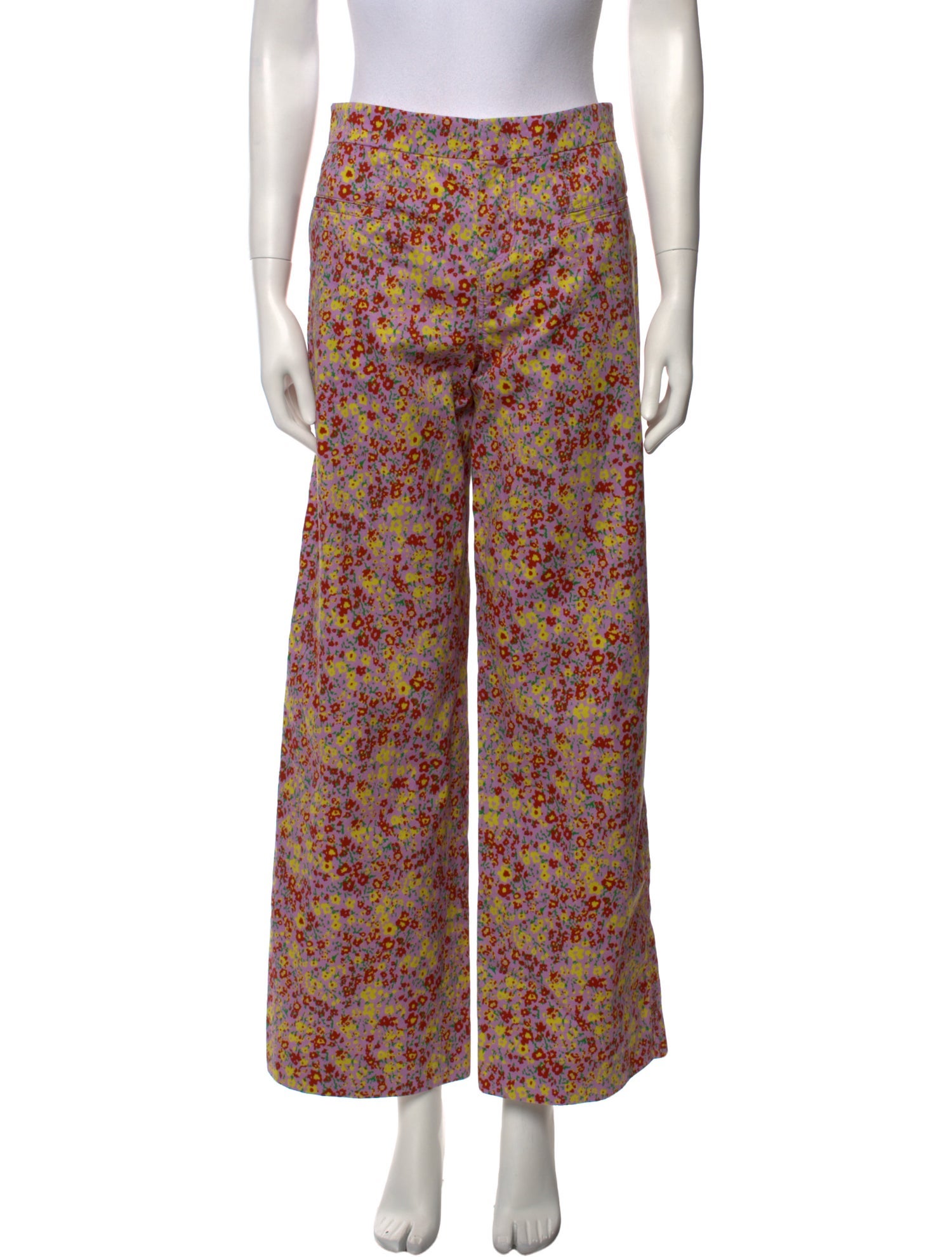 Philosophy di Lorenzo Serafini Floral Print Wide Leg Pants