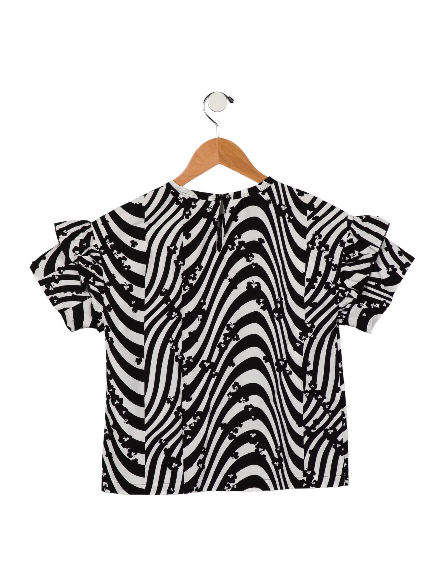 Philosophy di Lorenzo Serafini Toddler Girls' Ruffle Short Sleeve Top