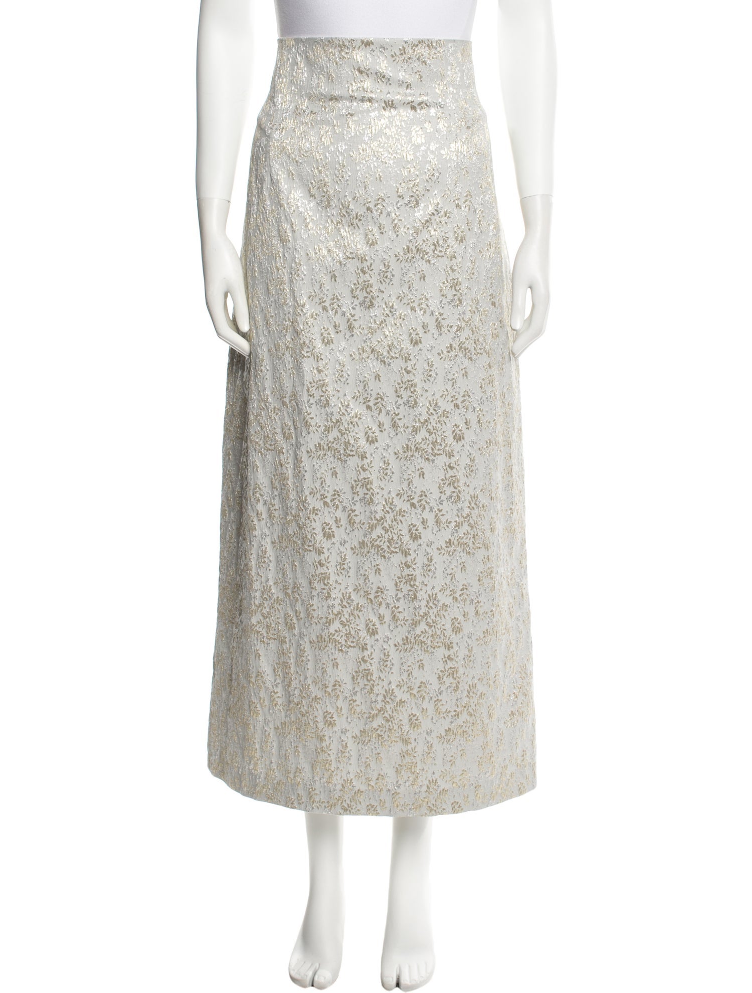 Philosophy di Lorenzo Serafini Silk Midi Length Skirt w/ Tags