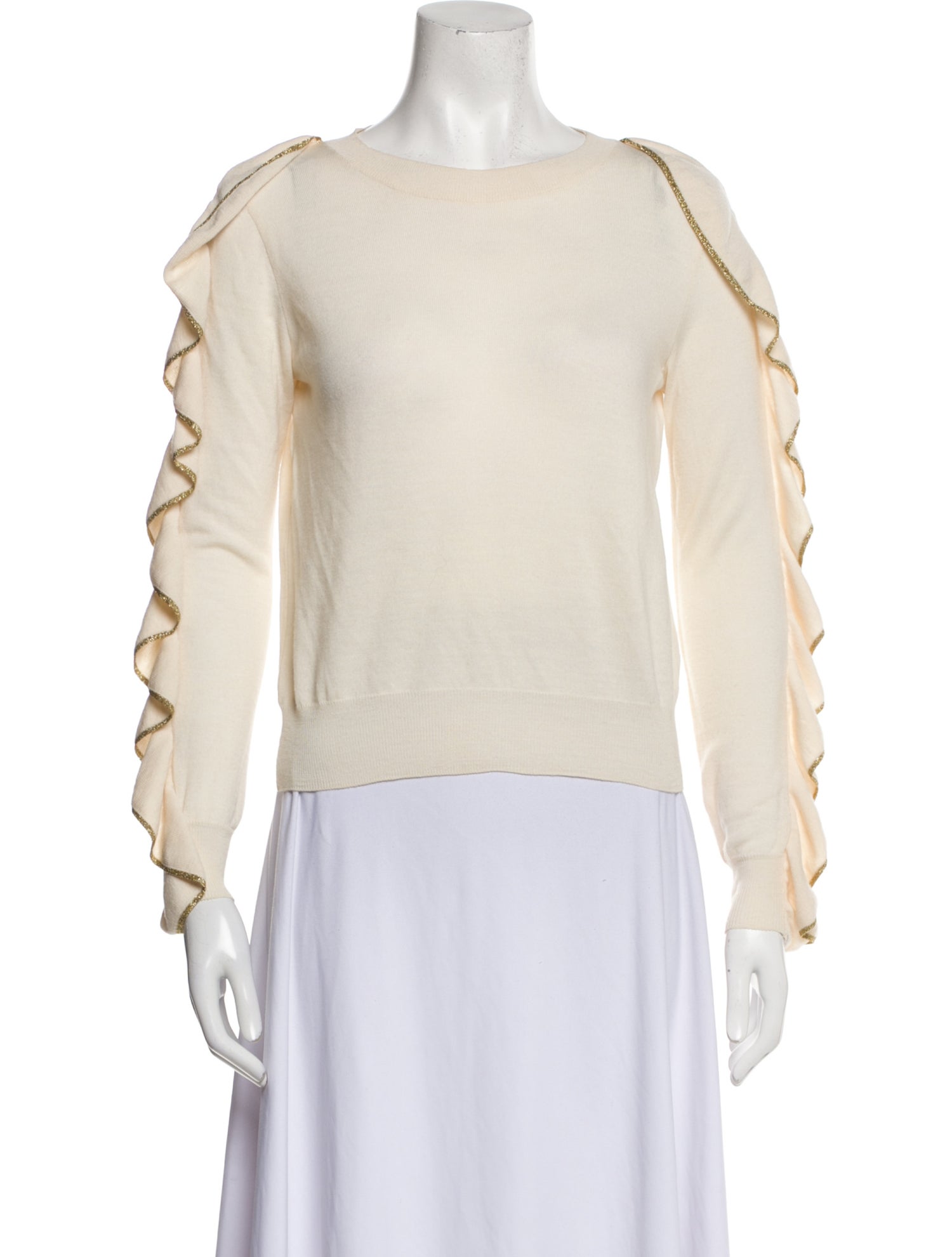 Philosophy di Lorenzo Serafini Virgin Wool Bateau Neckline Sweater