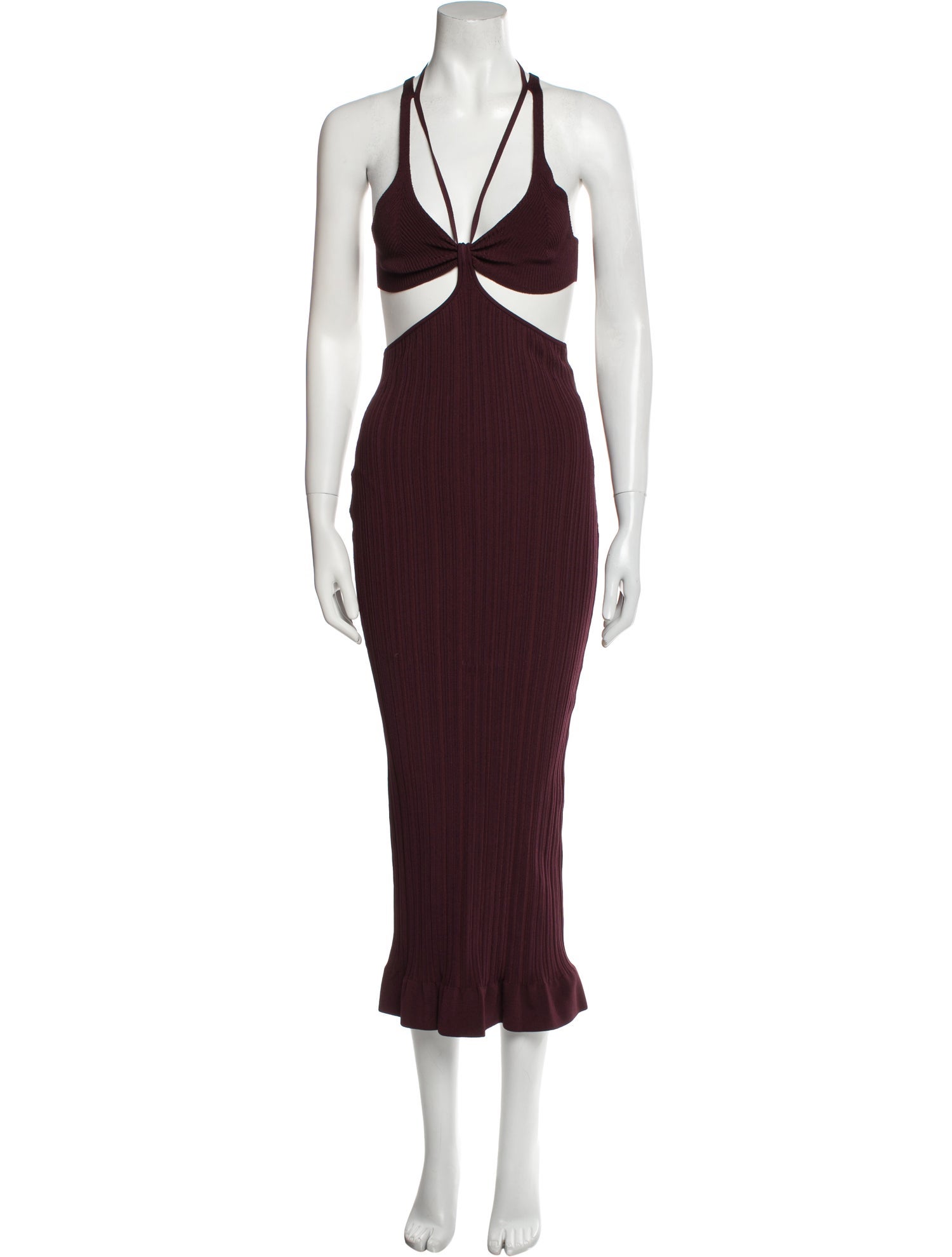 Philosophy di Lorenzo Serafini V-Neck Midi Length Dress w/ Tags