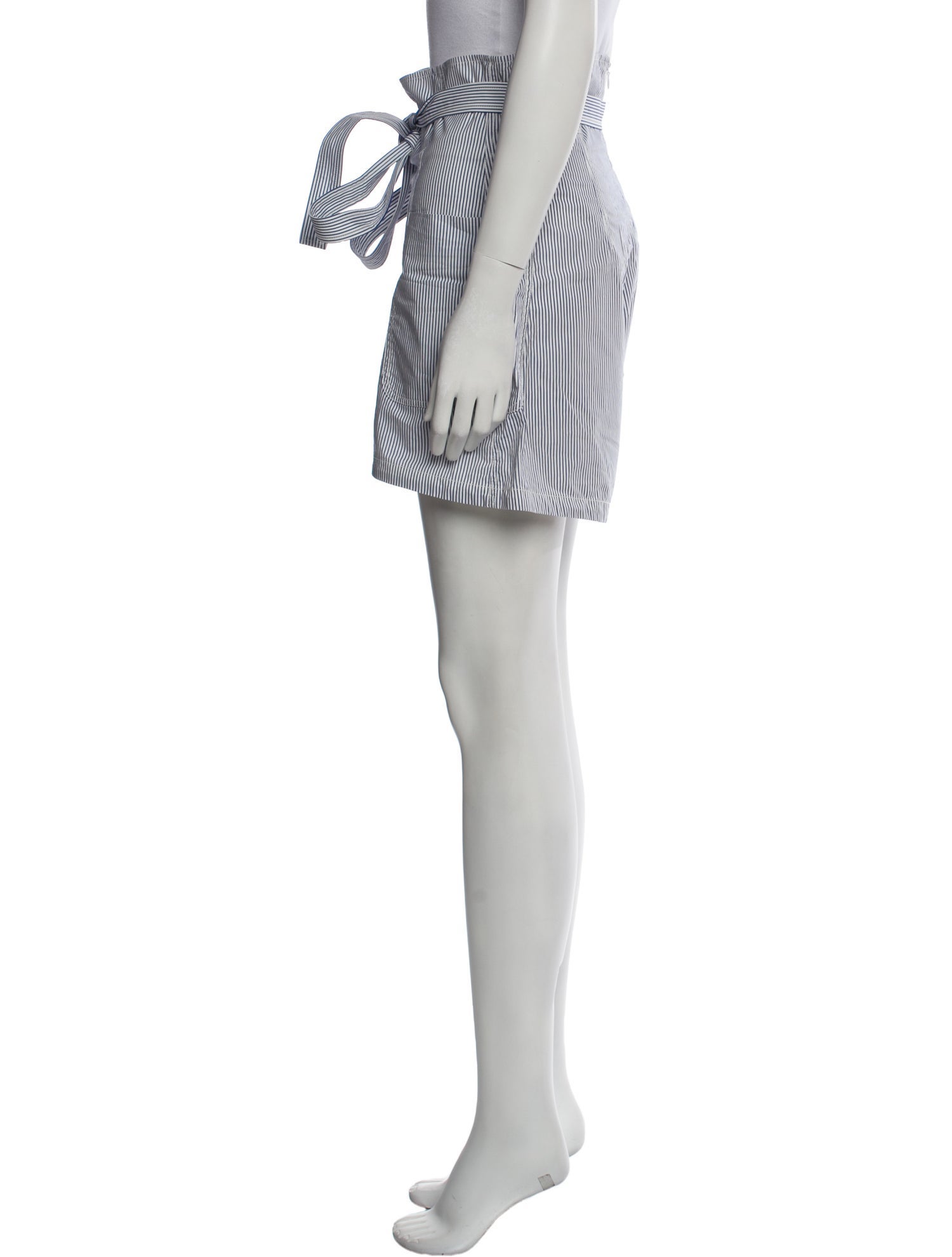 Philosophy di Lorenzo Serafini Striped Mini Shorts