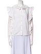 Philosophy di Lorenzo Serafini Three-Quarter Sleeve Button-Up Top