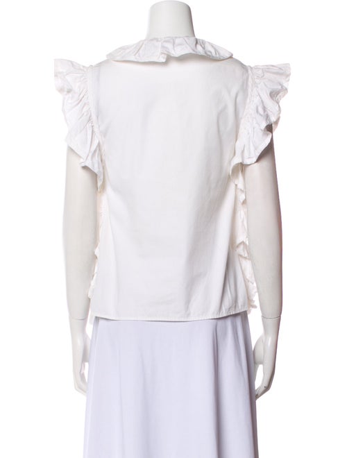 Philosophy di Lorenzo Serafini Three-Quarter Sleeve Button-Up Top