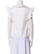 Philosophy di Lorenzo Serafini Three-Quarter Sleeve Button-Up Top