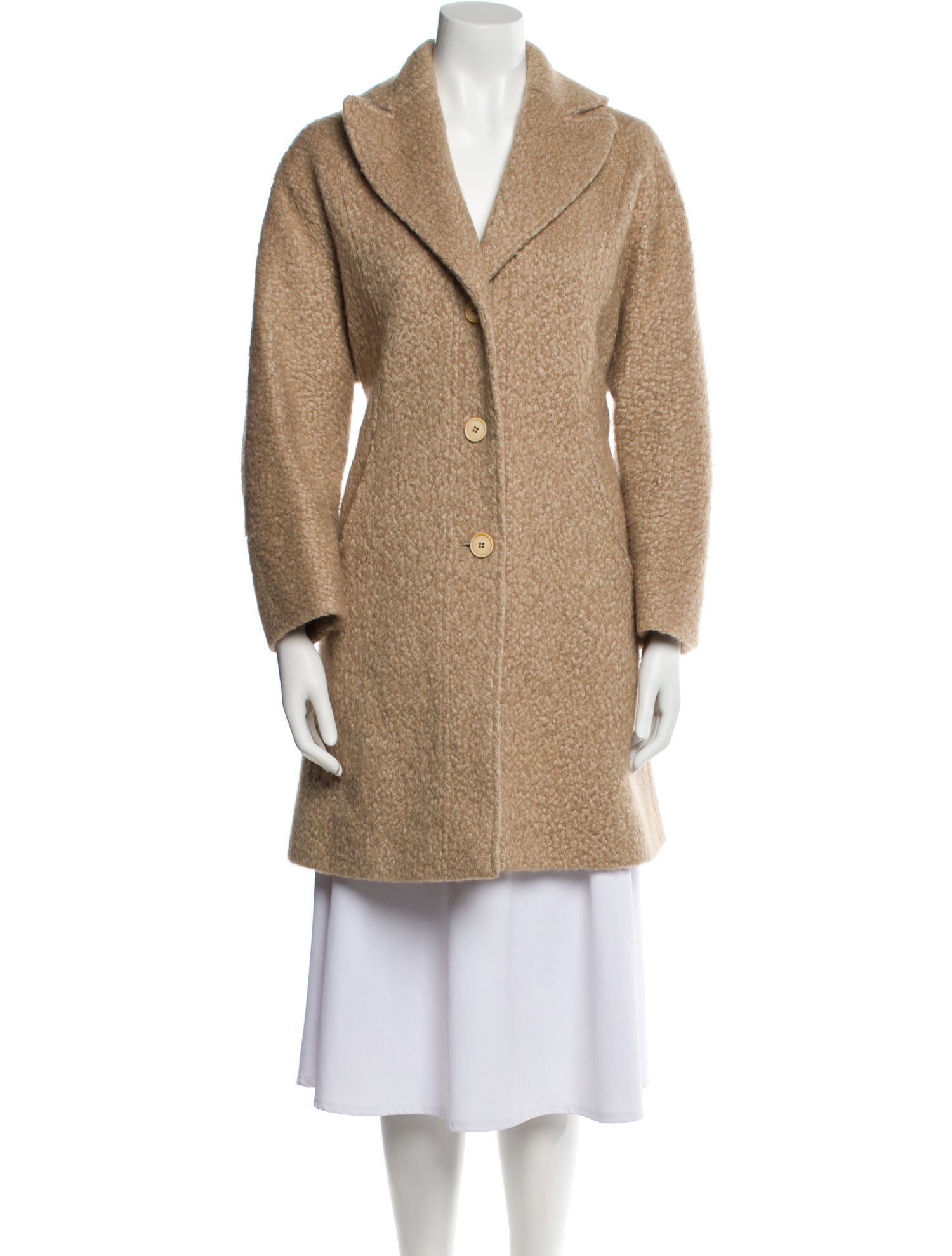 Philosophy di Lorenzo Serafini Virgin Wool Faux Fur Coat