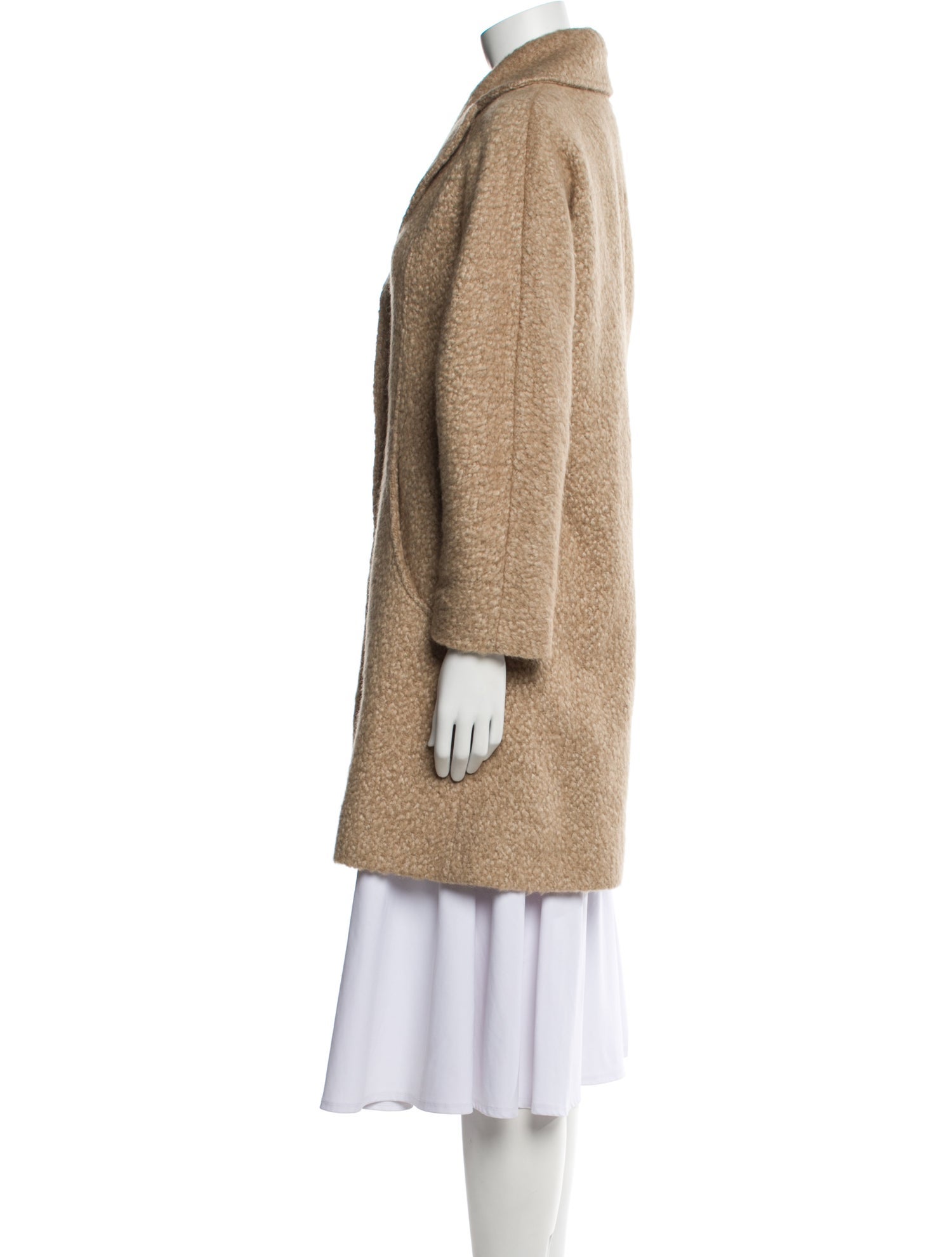 Philosophy di Lorenzo Serafini Virgin Wool Faux Fur Coat