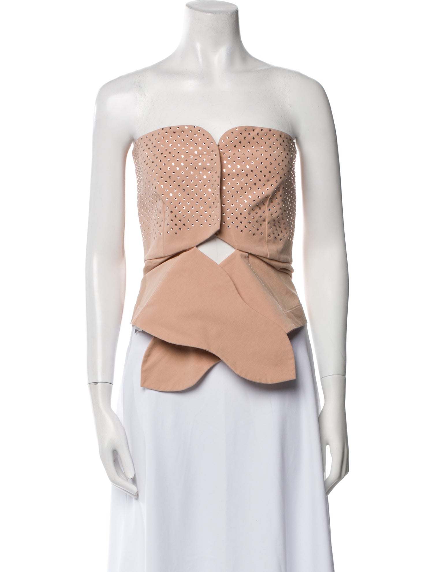 Philosophy di Lorenzo Serafini Strapless Crop Top w/ Tags