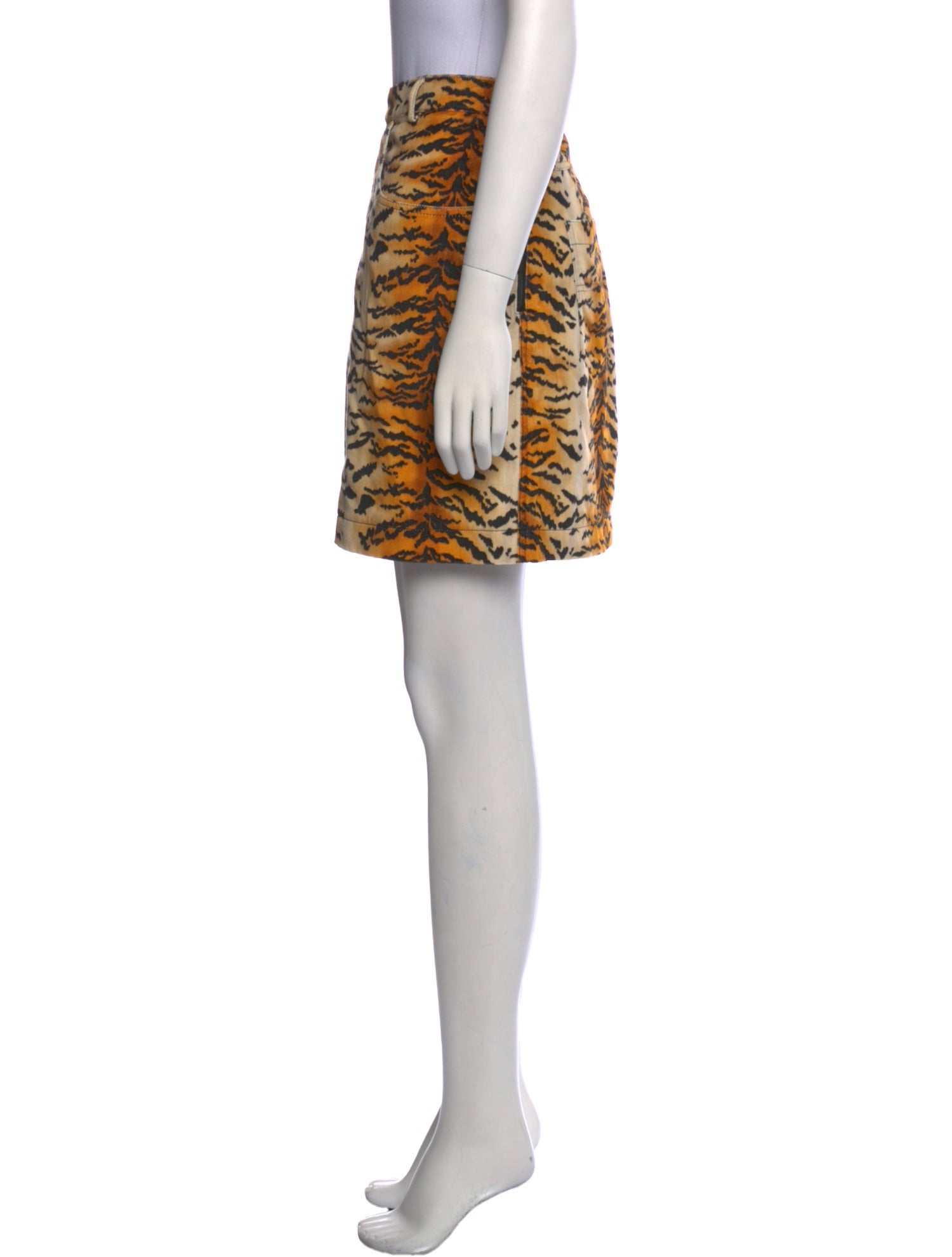 Philosophy di Lorenzo Serafini Animal Print Mini Skirt