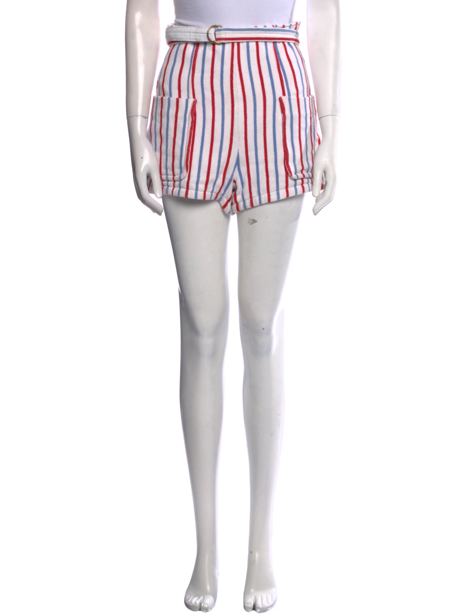 Philosophy di Lorenzo Serafini Striped Mini Shorts
