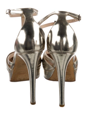 Philosophy di Lorenzo Serafini Leather T-Strap Sandals