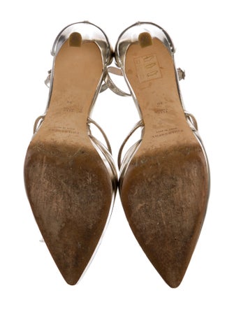 Philosophy di Lorenzo Serafini Leather T-Strap Sandals