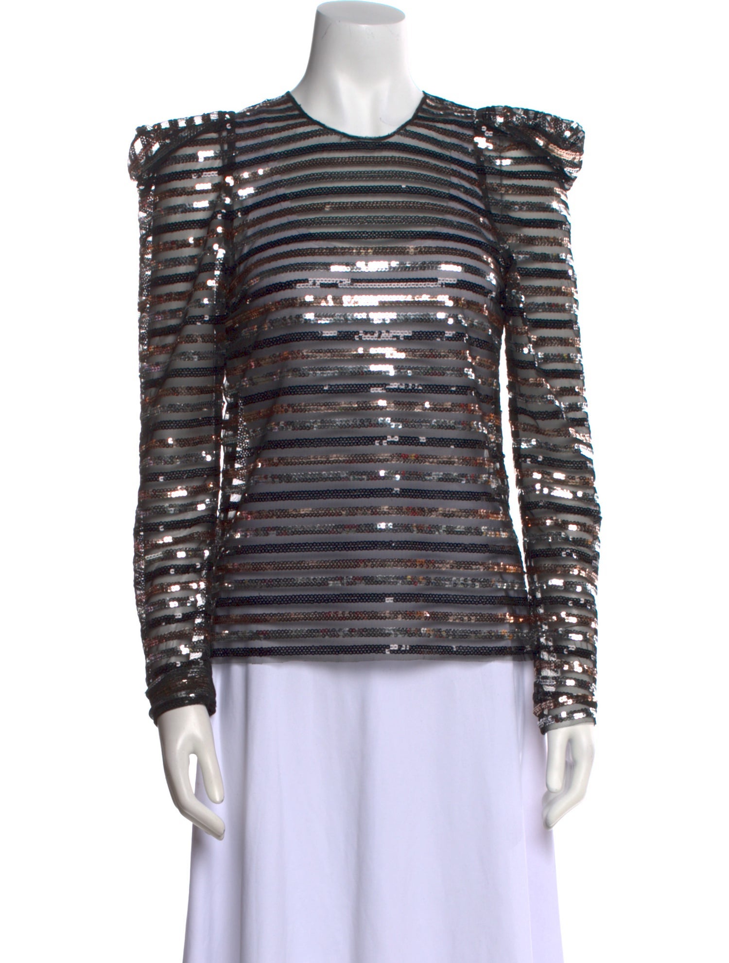 Philosophy di Lorenzo Serafini Striped Crew Neck Top
