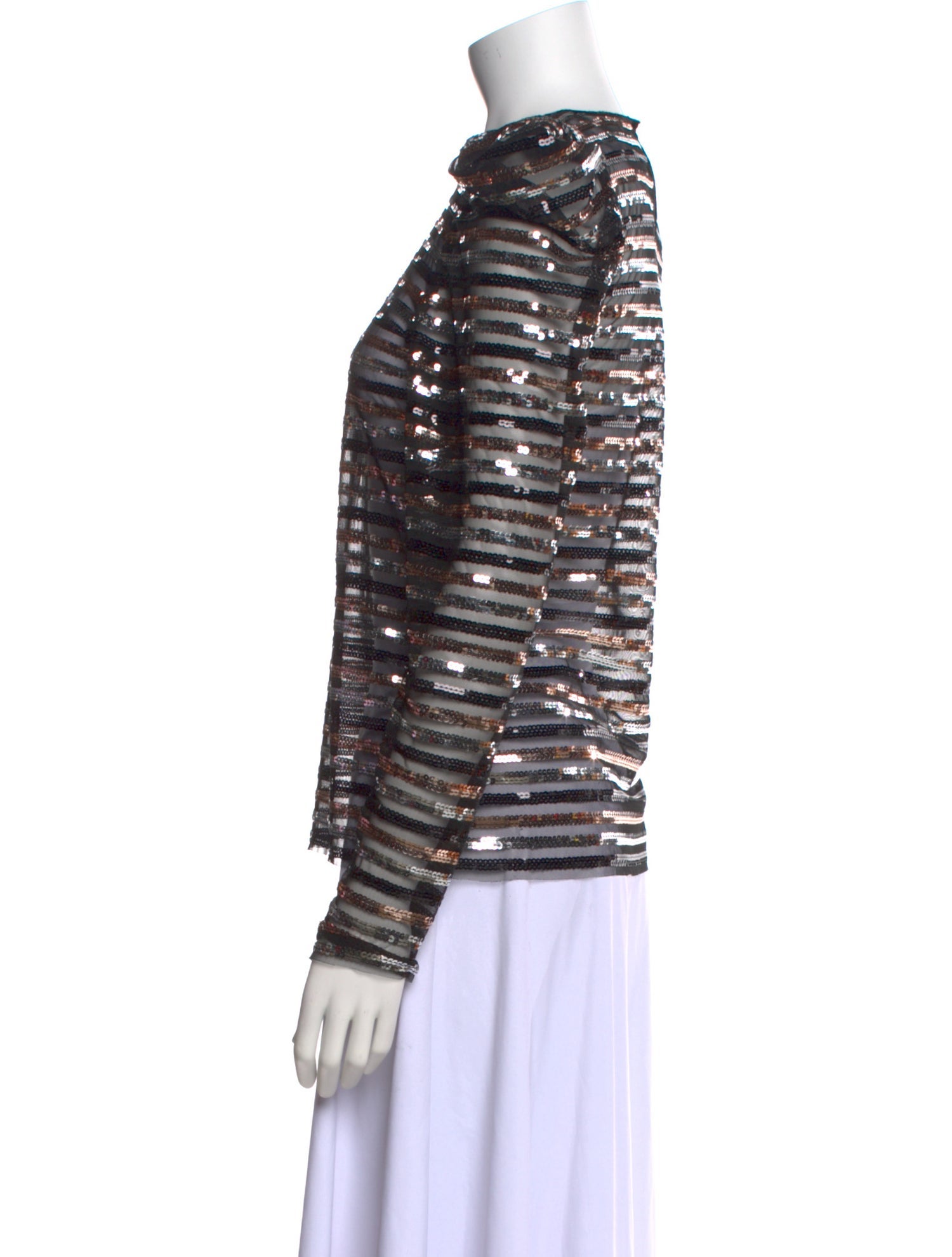 Philosophy di Lorenzo Serafini Striped Crew Neck Top