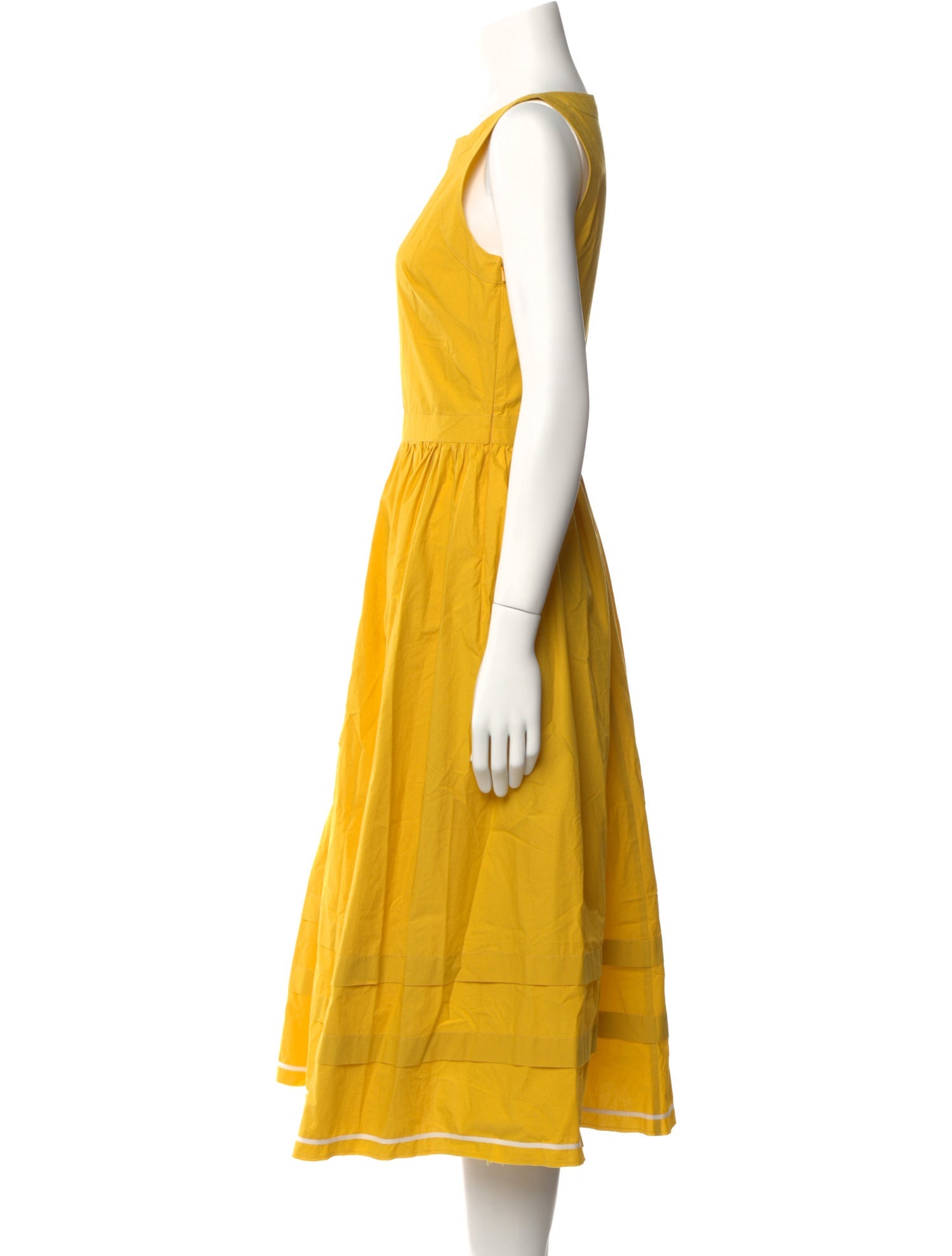 Philosophy di Lorenzo Serafini Bateau Neckline Midi Length Dress